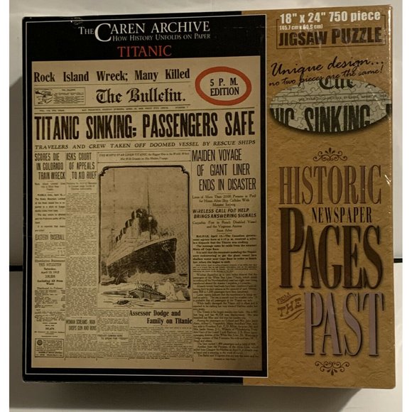 NEW Americana Souvenirs RMS Titanic Newspaper 750 - Picture 1 of 5